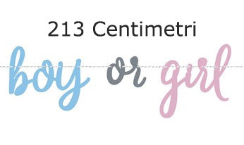 GENDER REVEAL FESONE BOY OR GIRL 213 CENTIMETRI