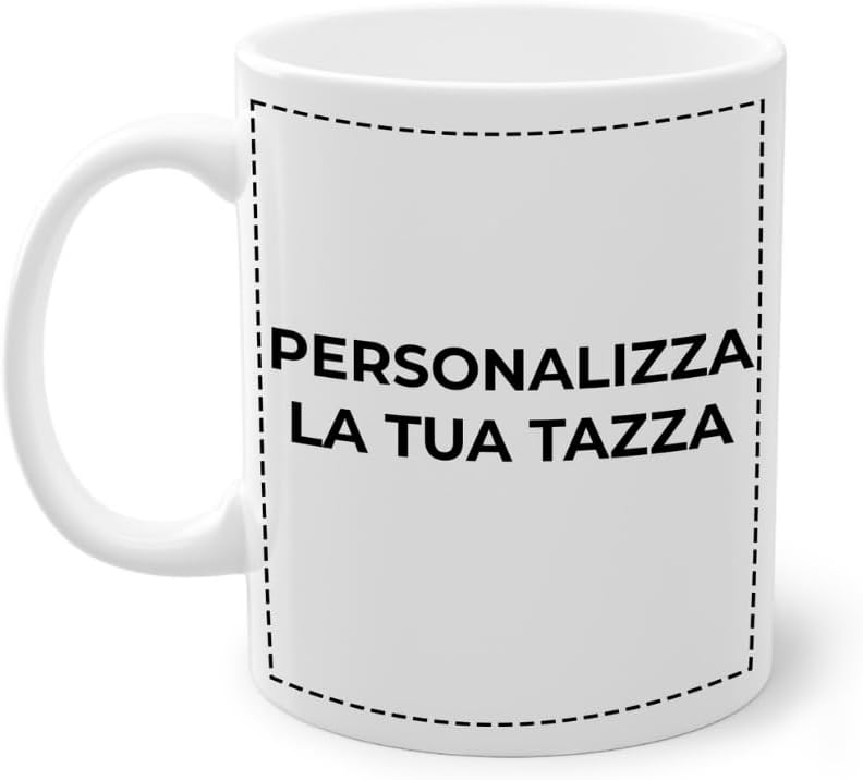 Partycolarità - Crea la Tua Tazza Personalizzata - Tazza Personalizzabile con Foto Testo o Logo - Regali Personalizzabili per Tutte le Occasioni