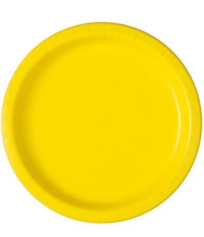 GIALLO PIATTI CARTA MONOUSO 18CM 20PZ