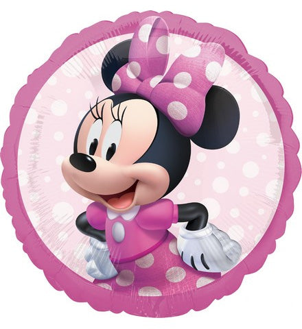 MINNIE PALLONCINO IN MYLAR TONDO 45 CM