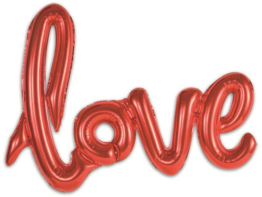 LOVE PALLONCINO SCRITTA LOVE 122X63