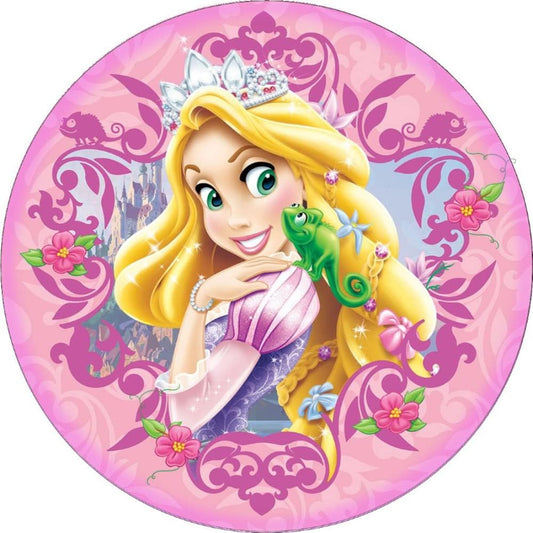 CIALDA PER TORTA RAPUNZEL TONDA IN FIBRA VEGETALE DIAMETRO 20 CM (mod 3)