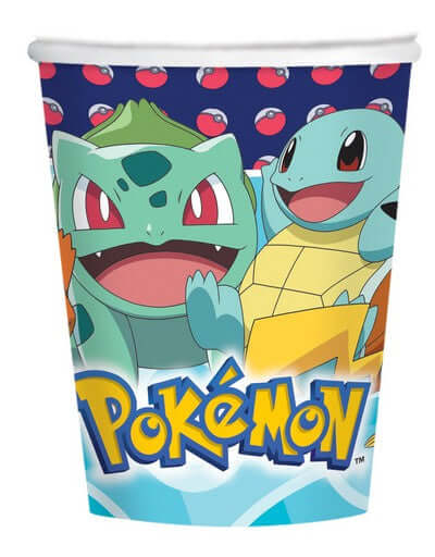 POKEMON BICCHIERI 250ML 8 PEZZI