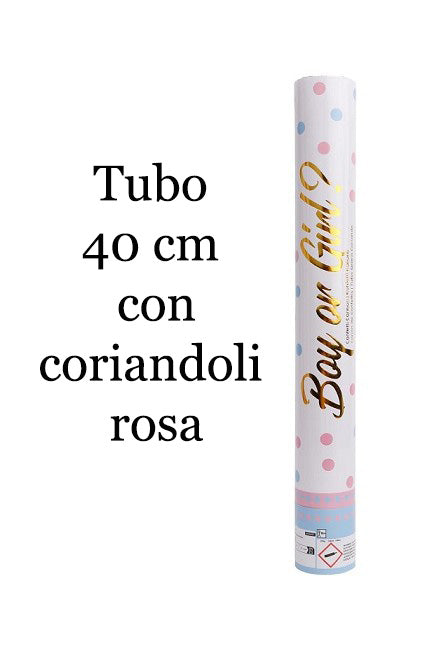 SPARACORIANDOLI 40CM BOY OR GIRL ( ROSA )