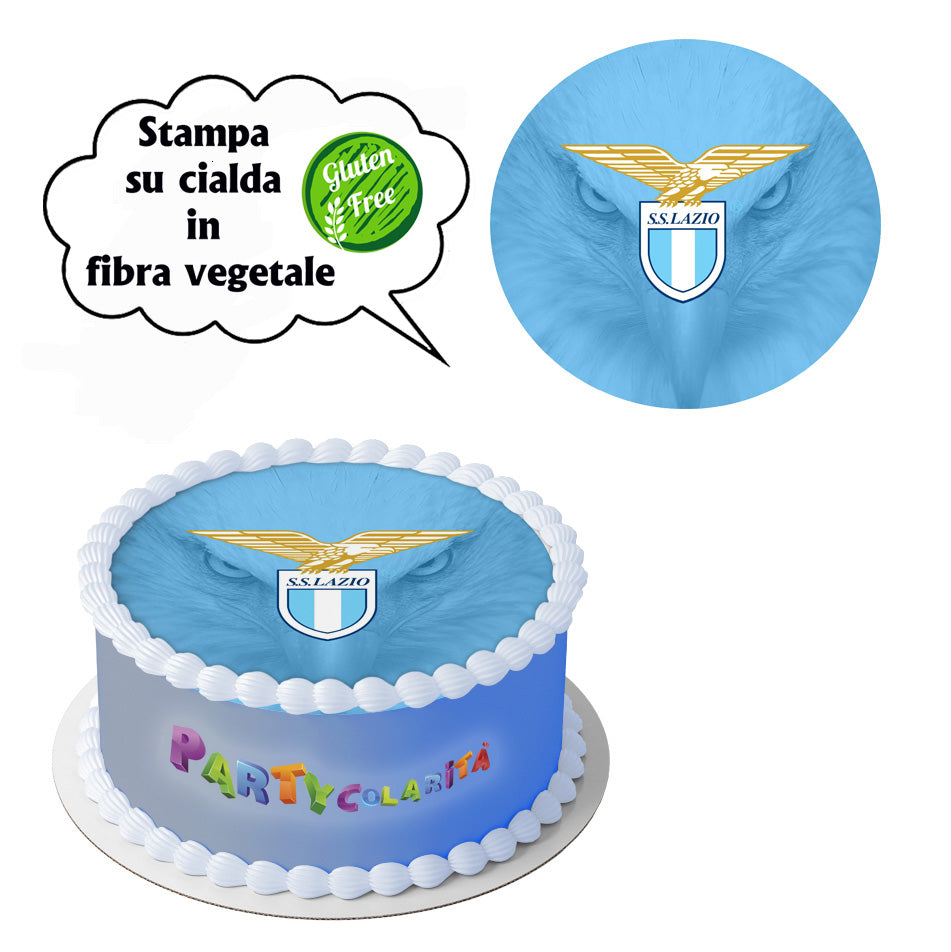 CIALDA PER TORTA LAZIO TONDA IN IN FIBRA VEGETALE DIAMETRO 20 CM