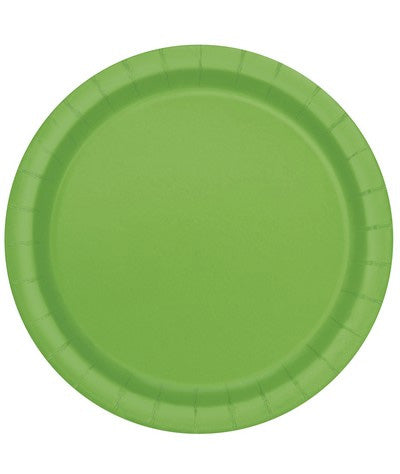 VERDE CHIARO PIATTI CARTA MONOUSO 18CM 20PZ