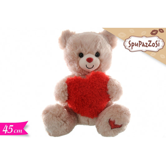 ORSO CON CUORE 45 CM