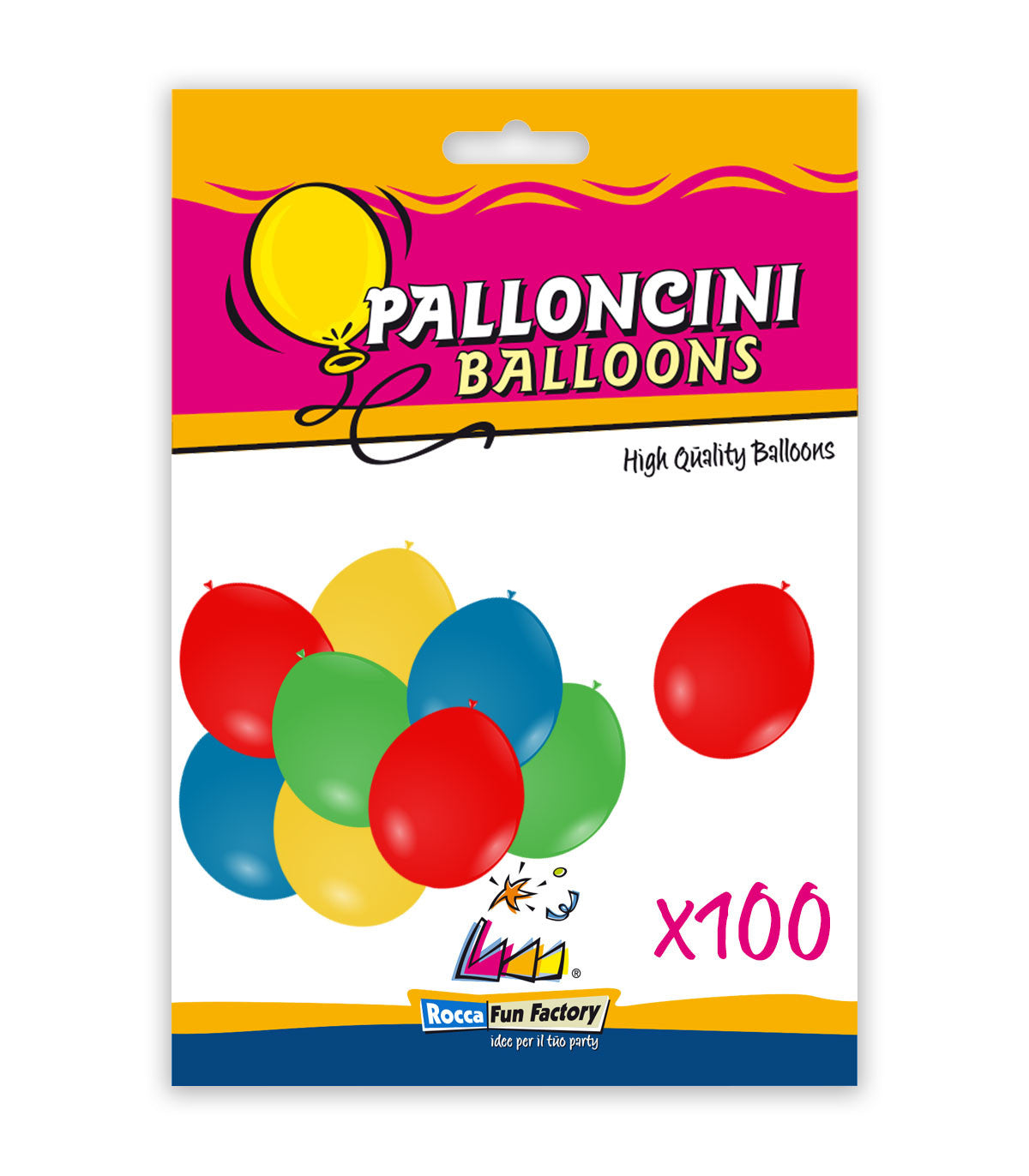 PALLONCINI BOMBE D'ACQUA CONFEZIONE 100 PEZZI COLORI ASSORTITI