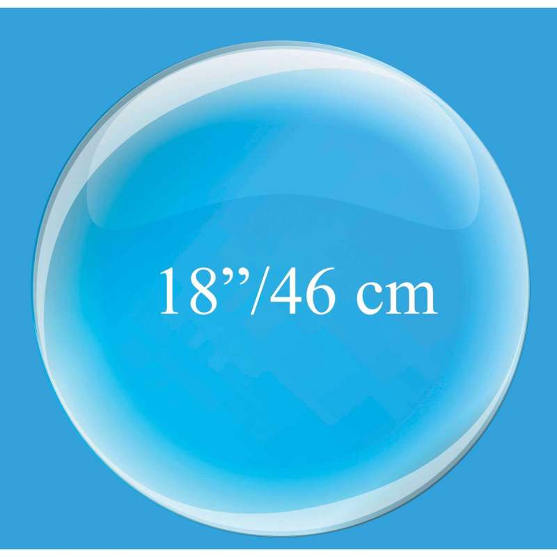 PALLONCINO CRYSTAL B-LOON TRASPARENTE 46CM