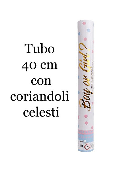 SPARACORIANDOLI 40CM BOY OR GIRL ( CELESTI )