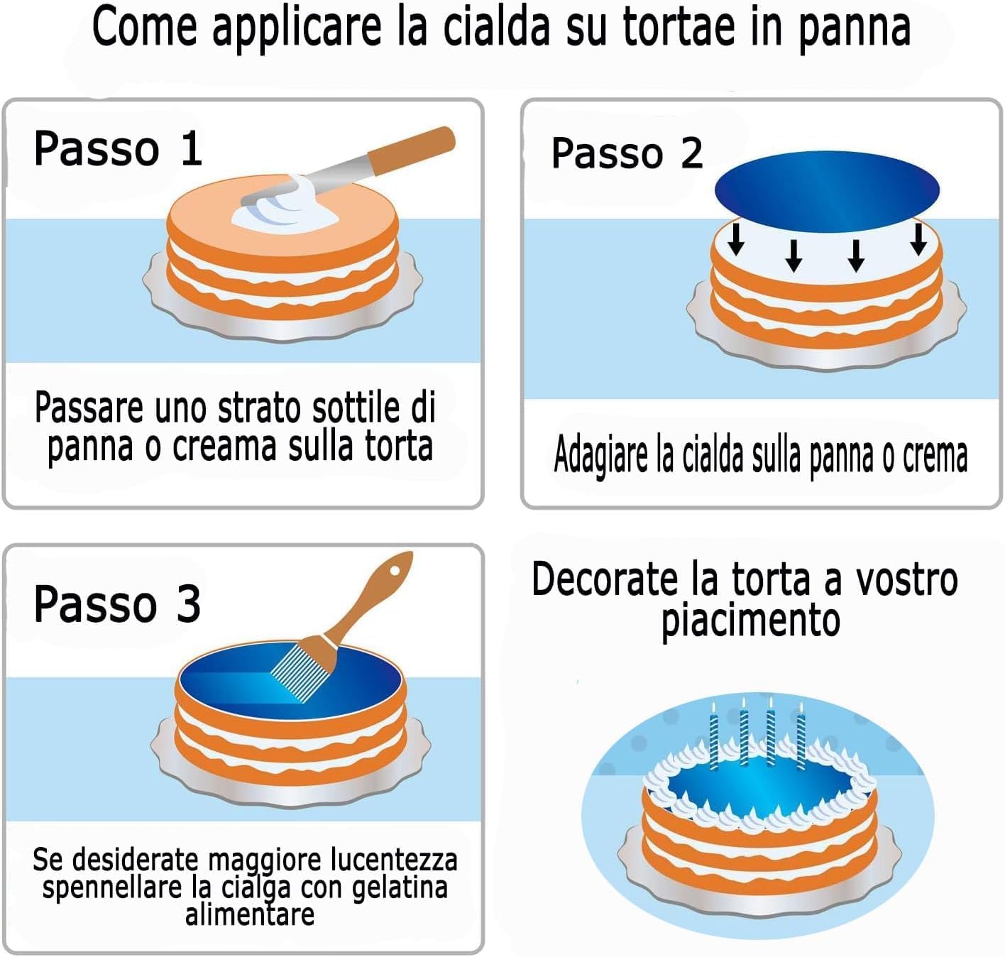 CREA LA TUA CIALDA IN IN FIBRA VEGETALE PERSONALIZZATA PER TORTA RETTANGOLARE 20X30 CM CIRCA