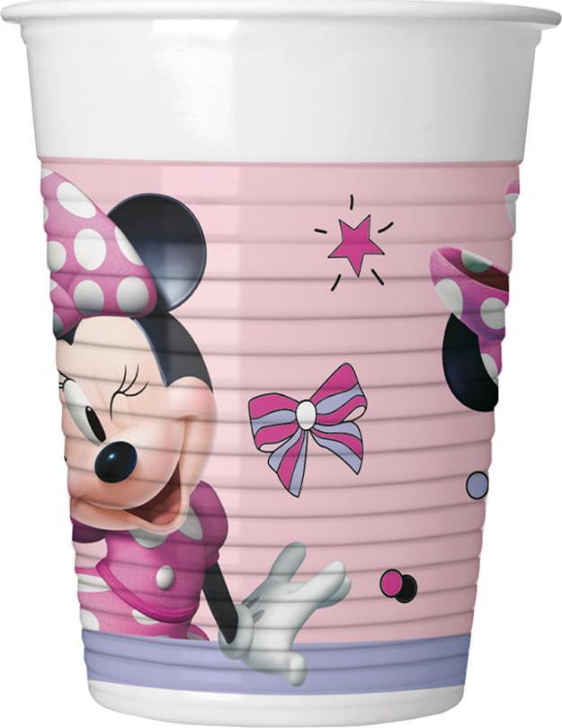 MINNIE BICCHIERI PLASTICA 200 ML 8 PEZZI