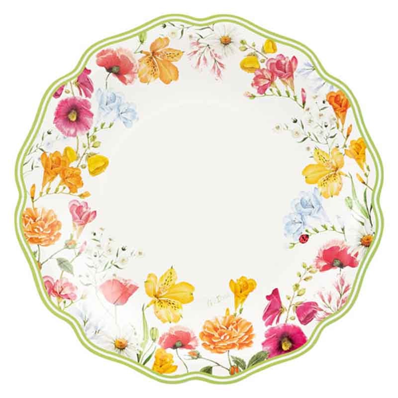 PRIMAVERA PIATTI DECORO LA PRIMAVERA 27CM 8PZ