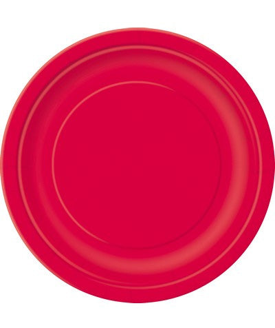 ROSSO PIATTI CARTA MONOUSO 18CM 20PZ