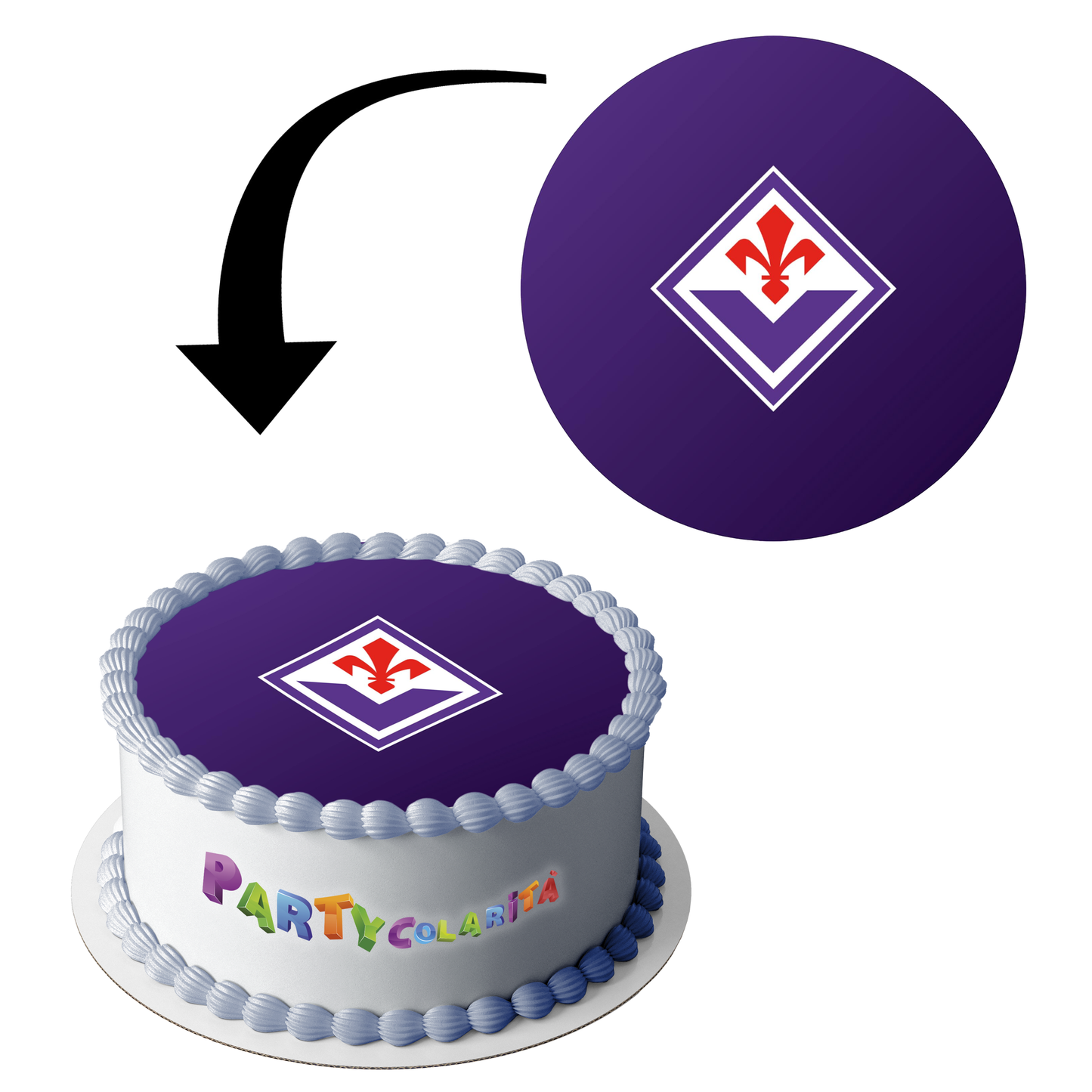 CIALDA PER TORTA FIORENTINA TONDA IN OSTIA DIAMETRO 20 CM