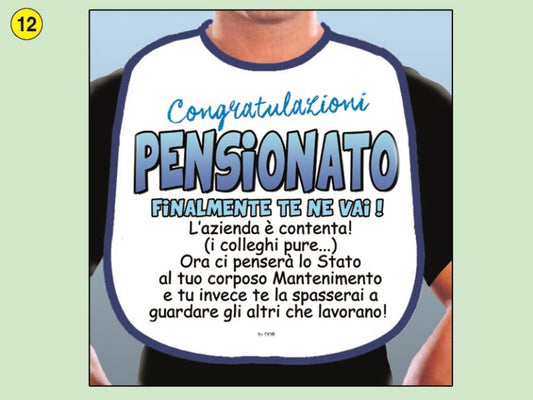 BAVAGLIONE - GADGET PER LA PENSIONE - PENSIONATO