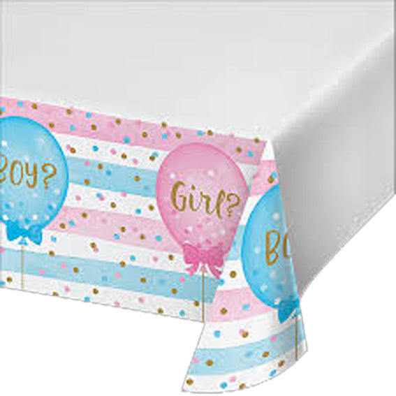 GENDER REVEAL TOVAGLIA 137X259 CENTIMETRI IN PLASTICA