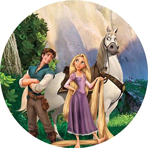 CIALDA PER TORTA RAPUNZEL TONDA IN FIBRA VEGETALE DIAMETRO 20 CM (mod 2)