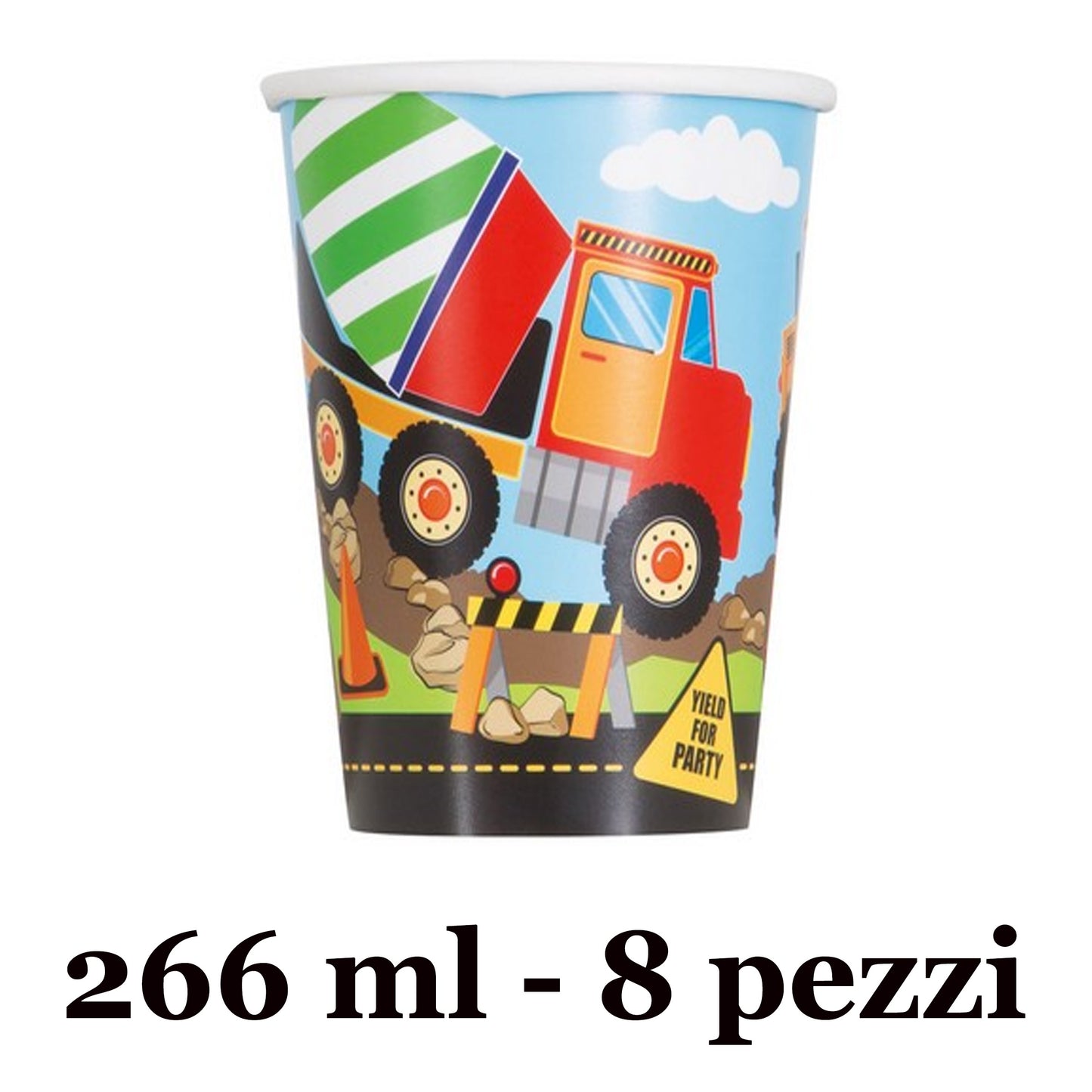 COSTRUCTION BICCHIERI 266ML 8PZ