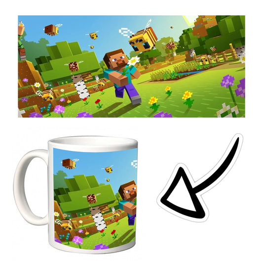 MINECRAFT TAZZA DA LATTE IN CERAMICA 8X11 (mod1)