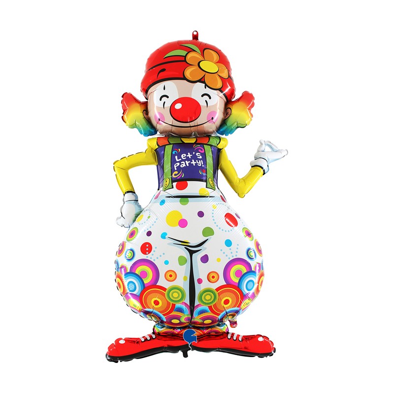 PALLONCINO IN MYLAR CLOWN 160 CM