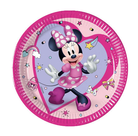 MINNIE PIATTI CARTA 19,5 CM 8 PEZZI