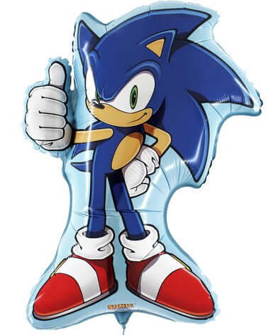 SONIC PALLONCINO IN MYLAR SAGOMATO 84 CM