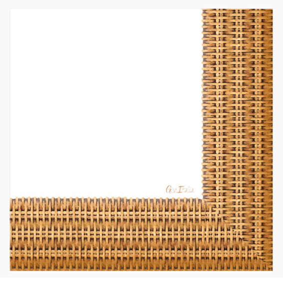 RATTAN TOVAGLIOLI 3 VELI 33X33 DECORO RATTAN PZ 16