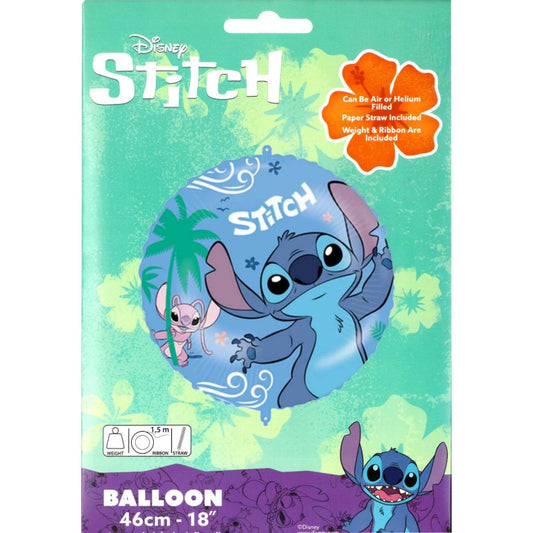 STITCH PALLONCINO IN MYLAR TONDO 46 CM