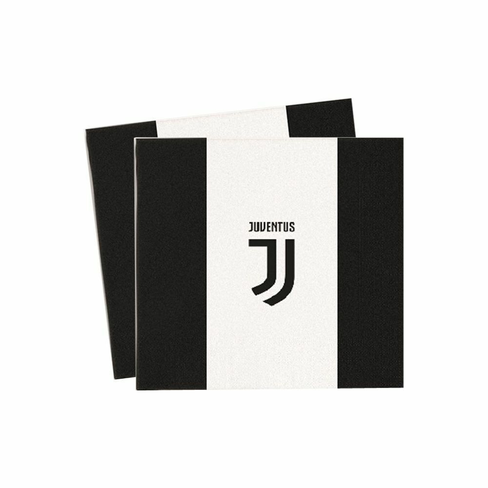 JUVENTUS TOVAGLIOLI 33X33 DOPPIO VELO 20 PEZZI