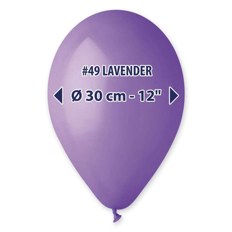 PALLONCINI IN LATTICE 12" 30 CENTRIMETRI CONF DA 18 PEZZI VIOLA